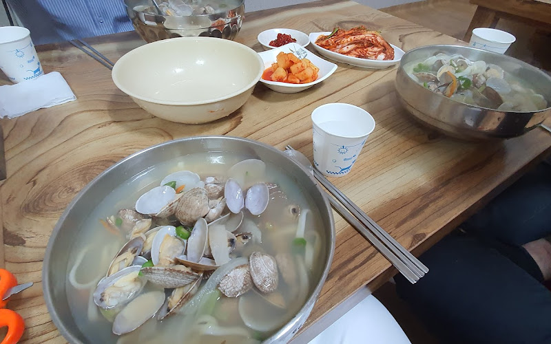 밀기울바지락칼국수