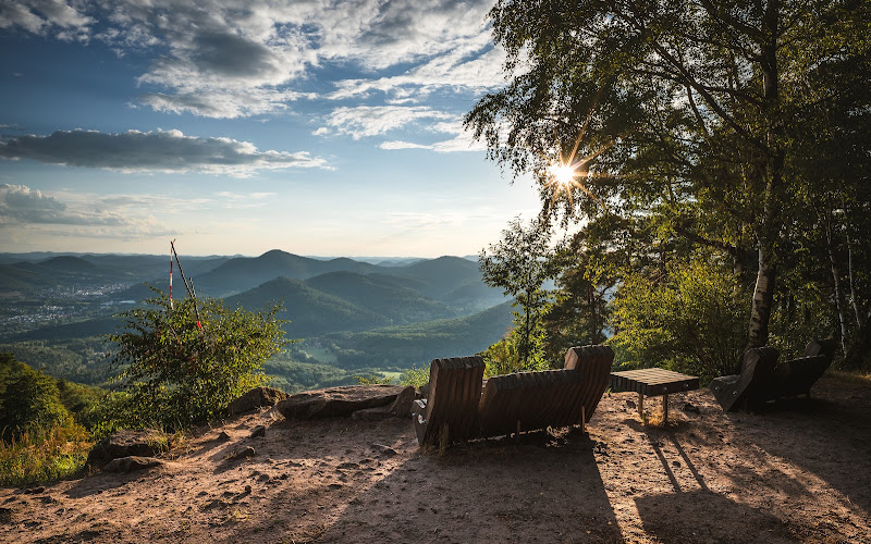 Startplatz für Gleitschirmflieger