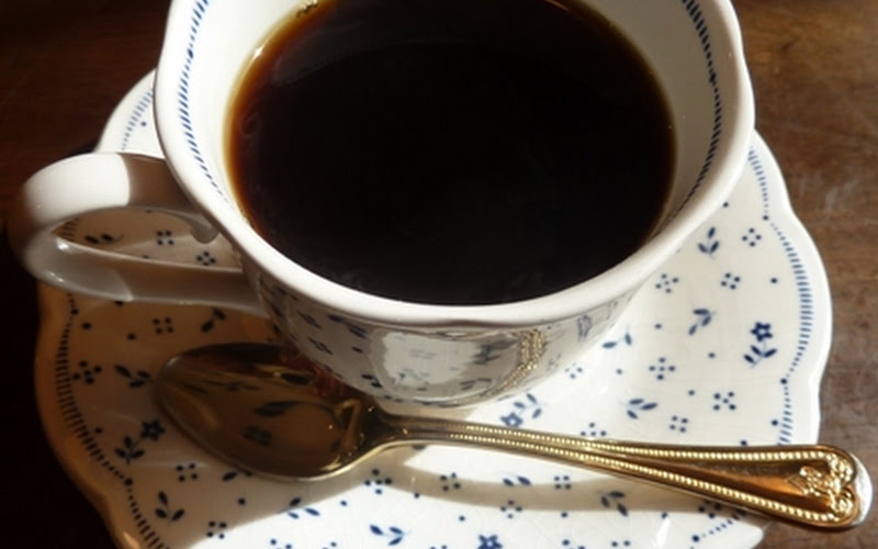 コーヒーとピザの店のだ