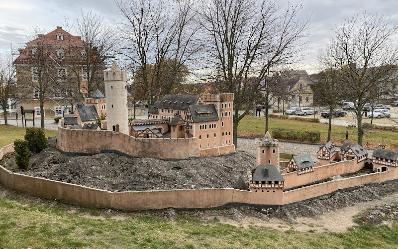 Miniaturmodell Burg Anhalt