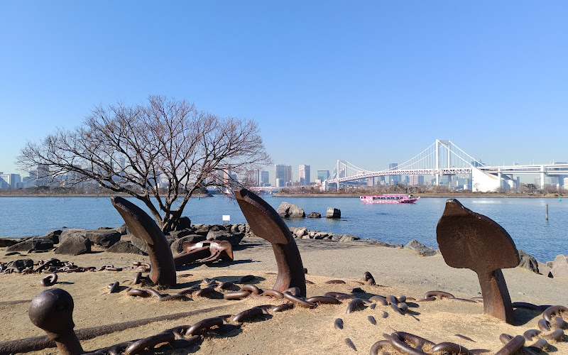 錨と鎖のオブジェ