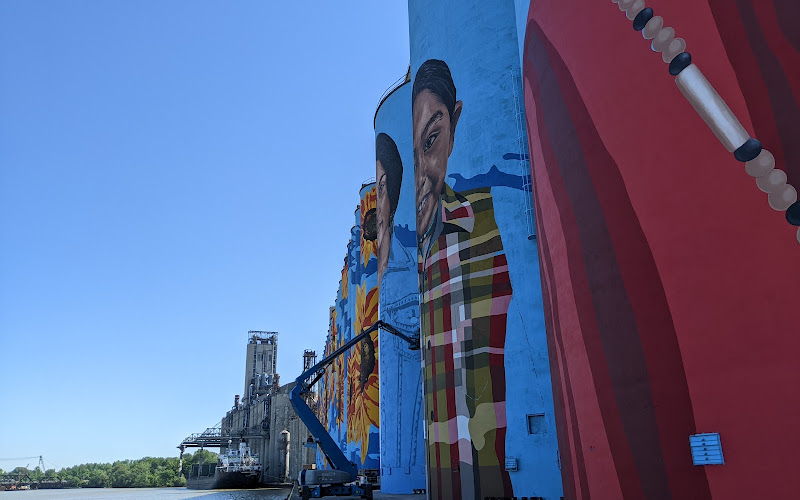 Glass City River Wall