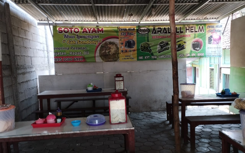 Soto Ayam khas Lamongan Cak Sondong