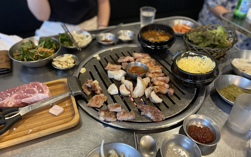 연탄불생고기한판