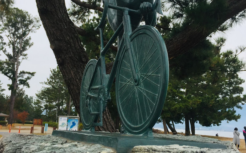 Lake Biwa Cyclist Monument
