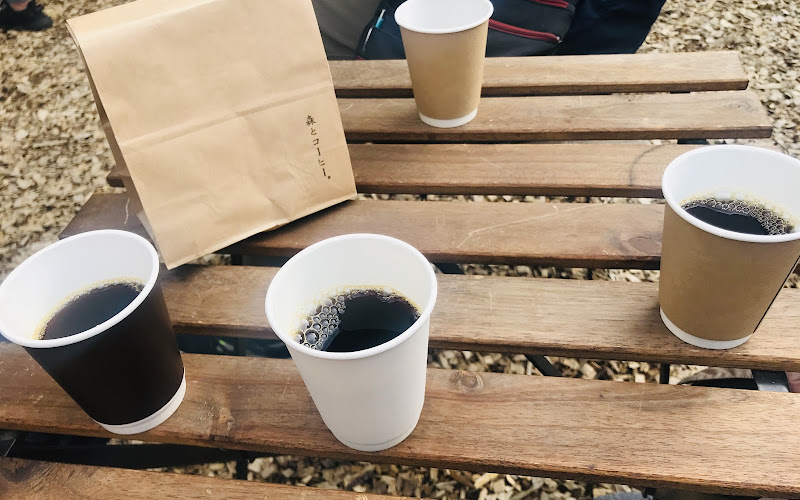 森とコーヒー。焙煎室