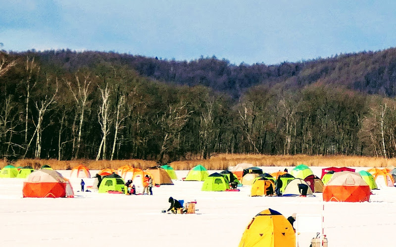 Lake Abashiri Ice Fishing Site Location