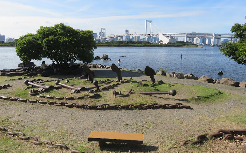 錨と鎖のオブジェ