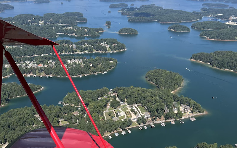 Biplane Rides Over Atlanta
