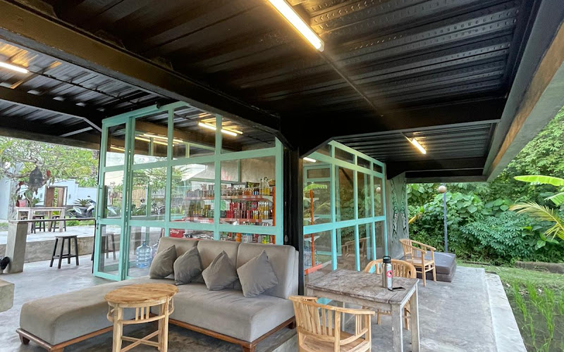 Keramas Surf Camp Restaurant Rice Field