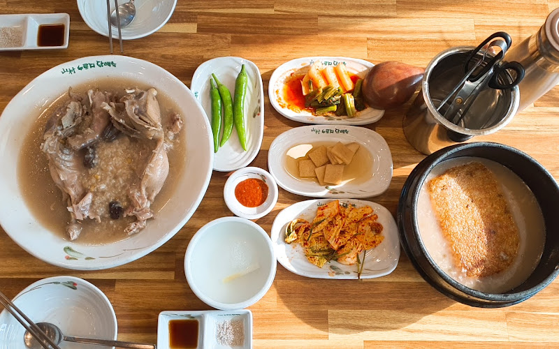 산촌누룽지닭백숙