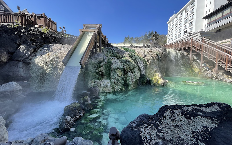 草津温泉湯畑