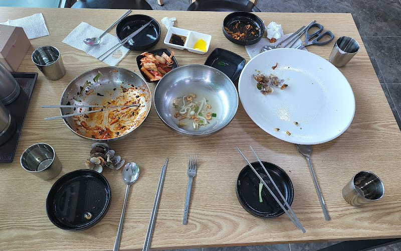 장벌바지락칼국수