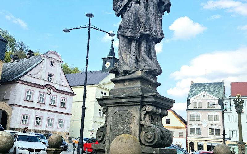 Socha sv. Jana Nepomuckého v Náchodě