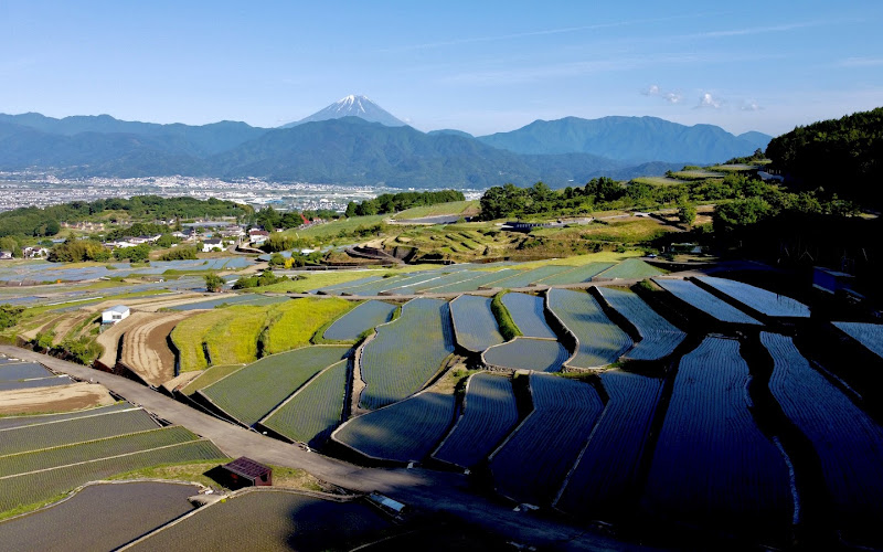 中野の棚田展望台 視点場１