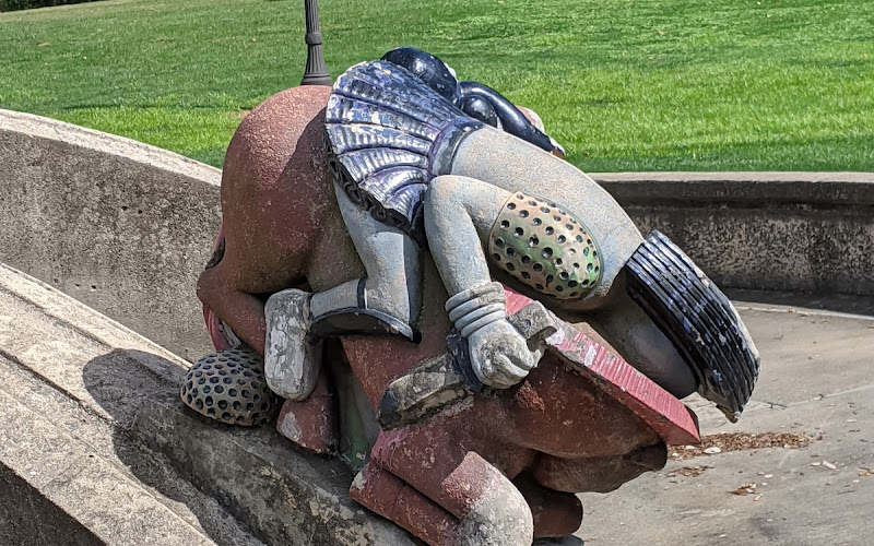 Light Dispelling Darkness Statue