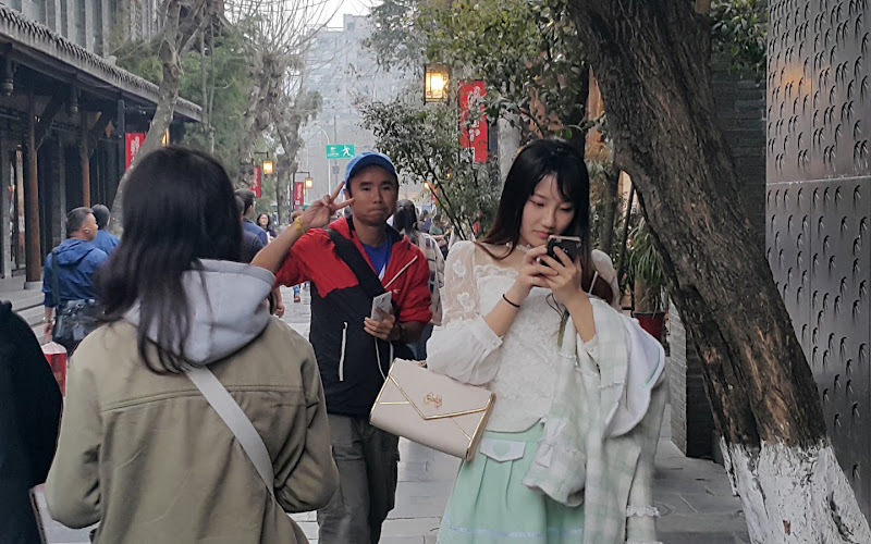 寛窄巷子東広場