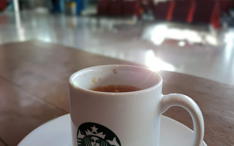 Starbuck Departure Hall Makassar Airport