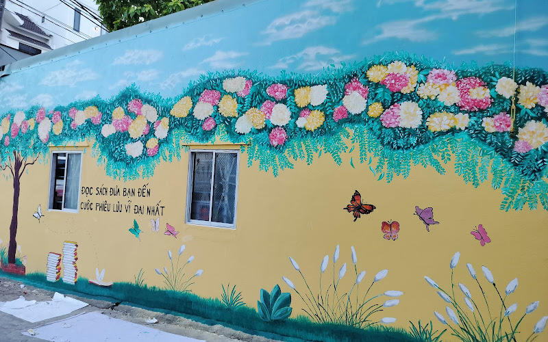 Garden by the Beach Mural