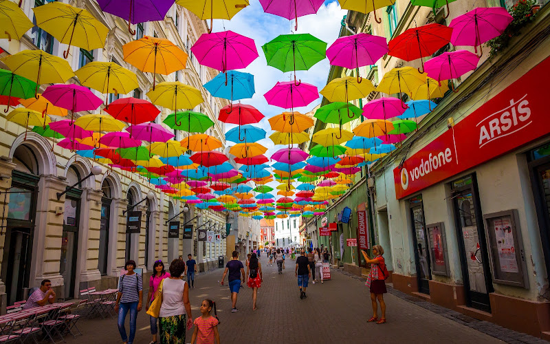 Pedestrian Street Alba Iulia