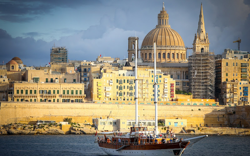 Panoramic View Of Valletta