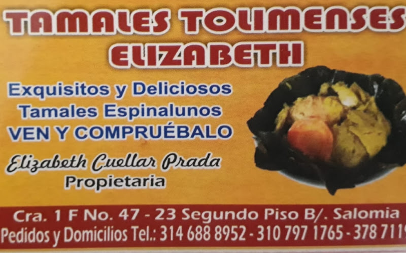 Tamales Tolimenses Elizabeth