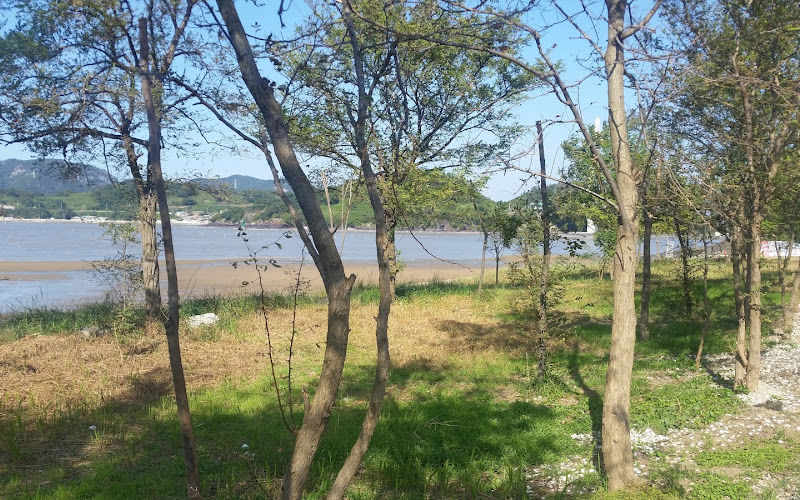 백수해안도로 암석