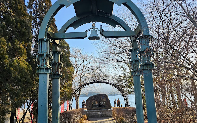 河口地区湖岸緑地帯