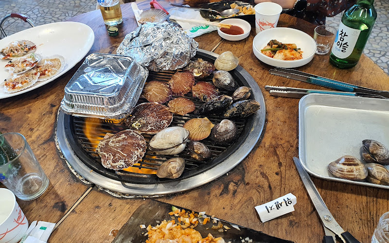 현미네조개구이