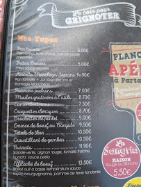 Menu Le Café Des Platanes Page 1