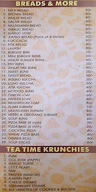 Sugar Craving menu 3