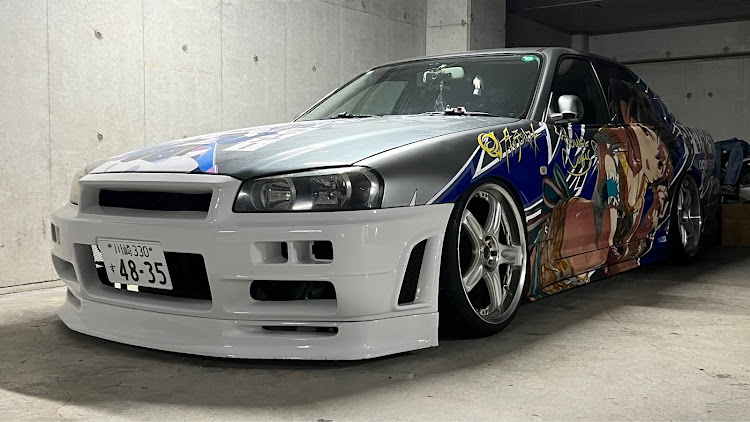 スカイラインのスカイライン・ER34・DIY・R34に関するカスタム事例の投稿画像2枚目