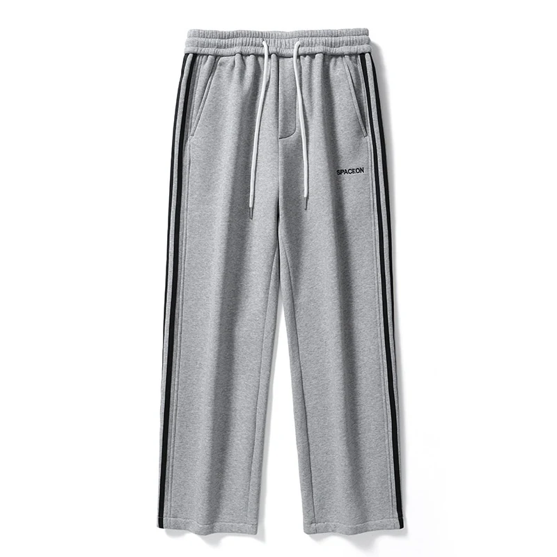 Sportieve rechte fleece gevoerde broek heren winter Warme en comfortabele broek voor trainingen en buitenactiviteiten. Ideaal voor de winter.