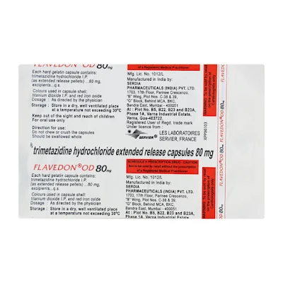 Flavedon OD 80mg Capsule ER - 10 pcs