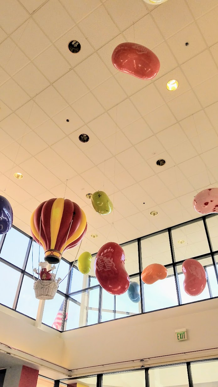 Jelly Belly Factory Tour in Fairfield, California, entrance area