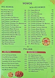 Seti Hotel menu 1