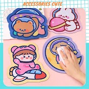 Lót Chuột Họa Tiết Dễ Thương Chống Trơn Trượt Siêu Bền Siêu Rẻ Ld06 Cute Accessories Top 1