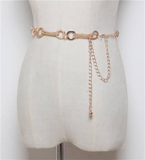 Title 1, Womens fine matching hair waist chain, perfect...