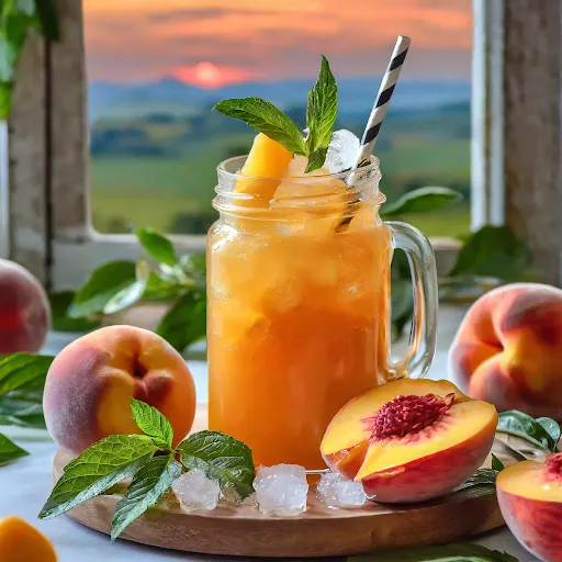 Peach Slush [450 Ml Mason Jar]