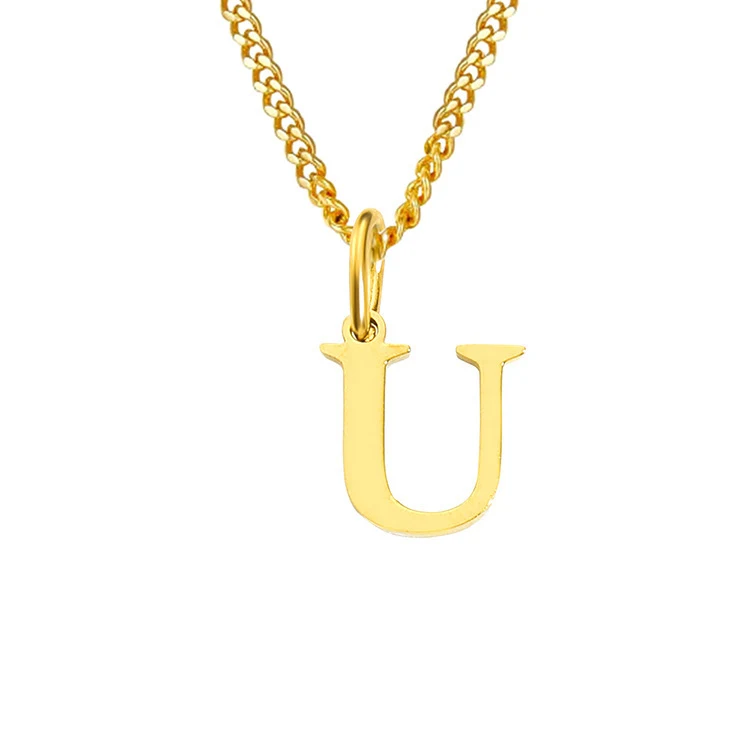 26 Letters All-Match 14K RVS Ketting, een elegante en persoonlijke ketting voor elke dag, perfect voor elke outfit.
