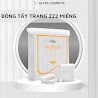 Bông Tẩy Trang 222 Miếng 3 Lớp Cotton Pads, Không Sơ, Mềm Mịn, Siêu Thấm Hút, Bông Tẩy Trang Lameila 222 Miếng