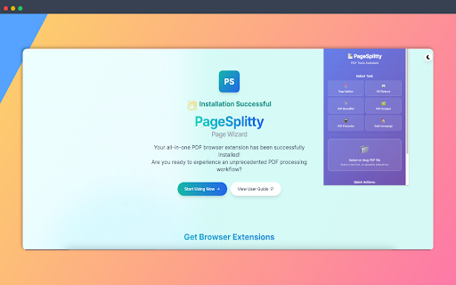 PageSplitty - PDF Tools Assistant