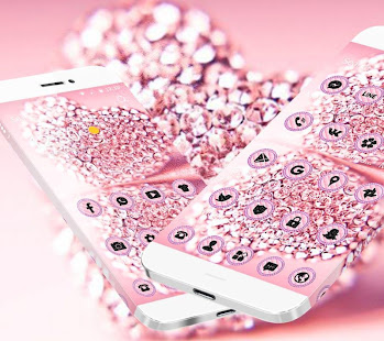 Pink Glitter Diamond Bowknot Theme(圖3)-速報App