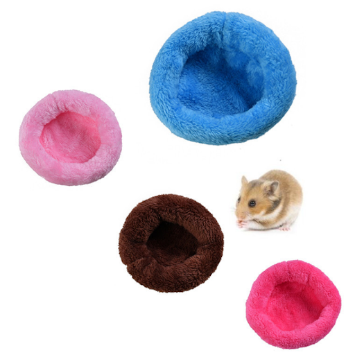 Pet Supply Winter Soft Fleece Guinea Pig Bed Small Animal Cage Mini Mat Hamster Rat Sleeping Bed Hamster Bed Sofa Hedgeh
