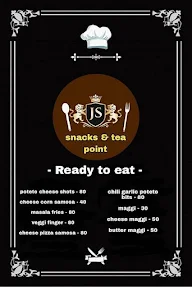 Jimmy & Sweety's Snacks & Tea Point menu 1