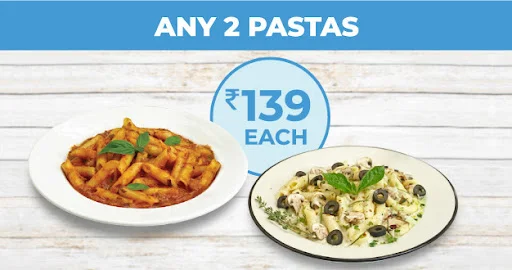 Any 2 Pastas @ 139 Each