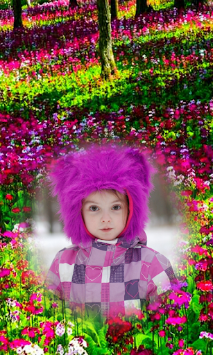 Beautiful Garden Photo Set Karne Wala Frame App