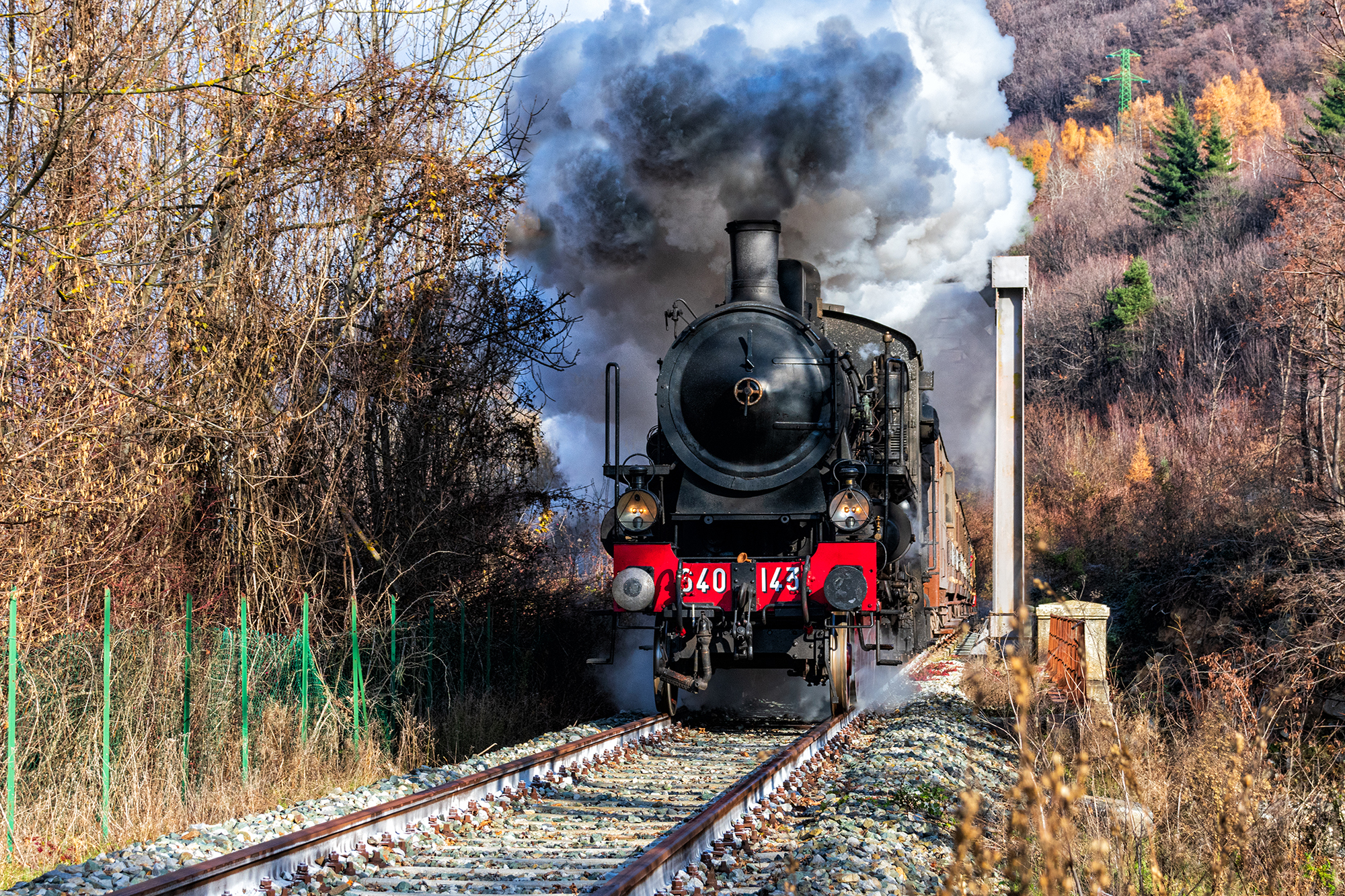 treno storico a Ormea di Zerosedici