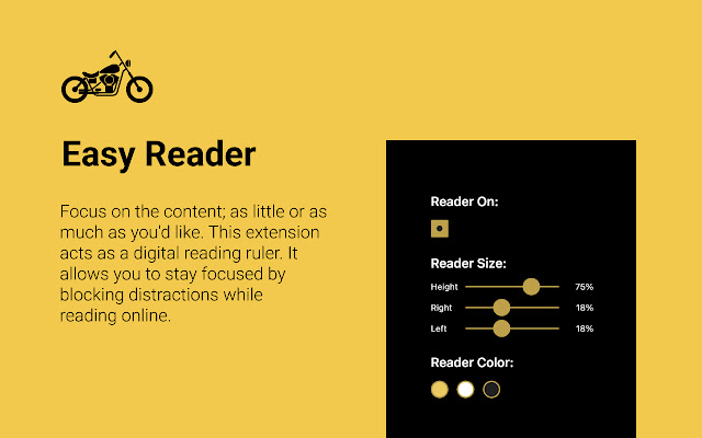 Easy Reader chrome extension