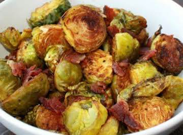 Roasted Brussels Sprouts with Bacon